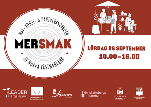 Medsmak logotyp och eventinfo, 26 september 2026 kl 10-16