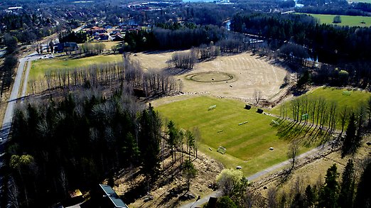 Drönarbild över Ekängsområdet