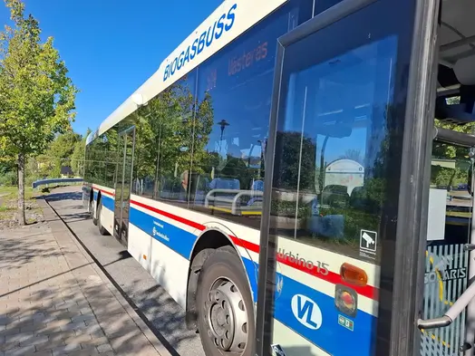 Bild visar buss från VL trafiken